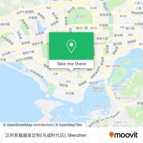 汉邦剪裁服装定制(马成时代店) map