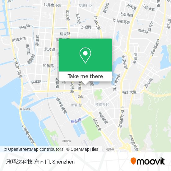 雅玛达科技-东南门 map
