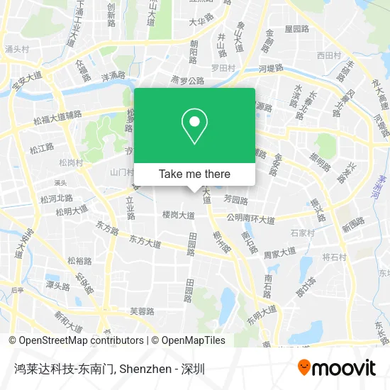 鸿莱达科技-东南门 map