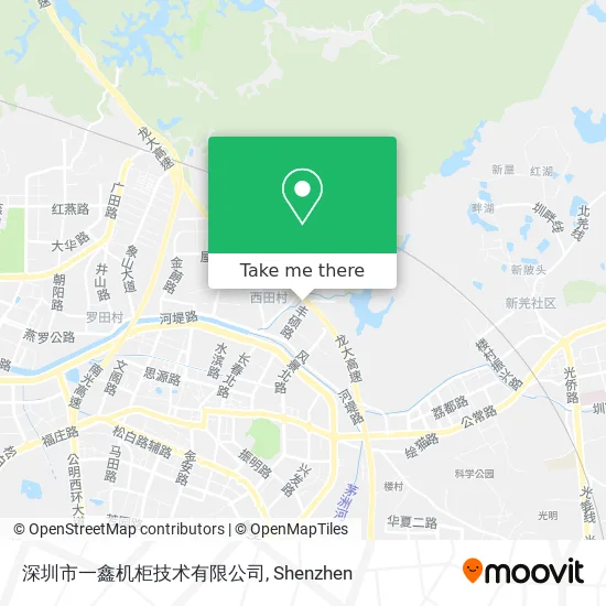 深圳市一鑫机柜技术有限公司 map