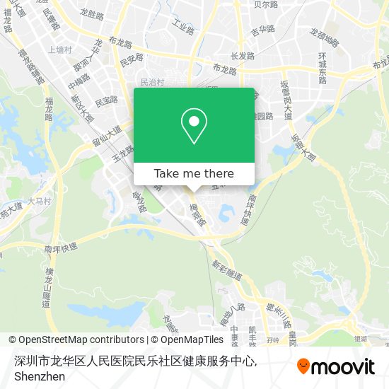 深圳市龙华区人民医院民乐社区健康服务中心 map