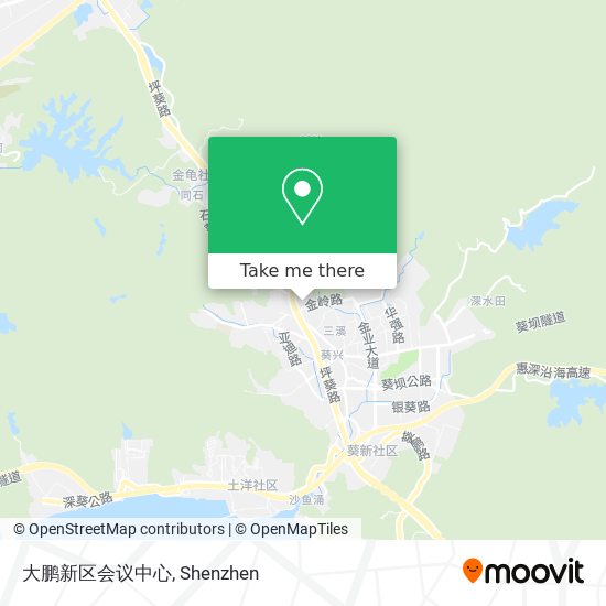 大鹏新区会议中心 map