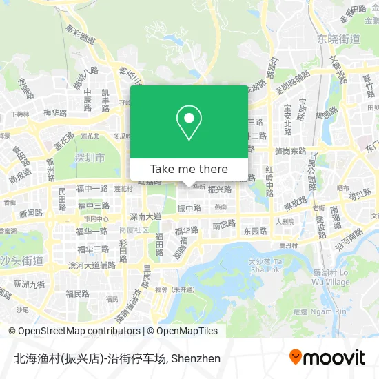 北海渔村(振兴店)-沿街停车场 map