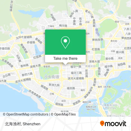 北海渔村 map