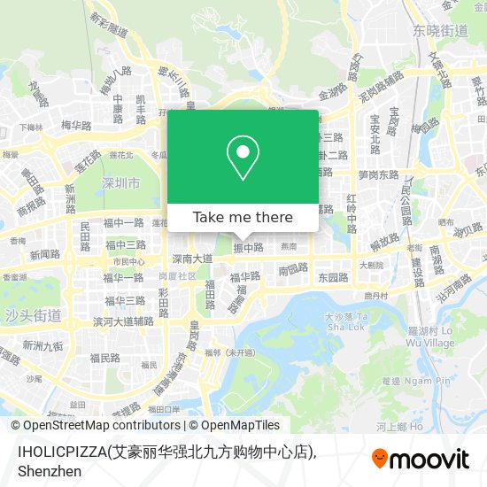 IHOLICPIZZA(艾豪丽华强北九方购物中心店) map