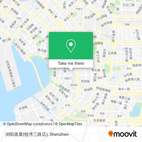 浏阳蒸菜(桂湾三路店) map
