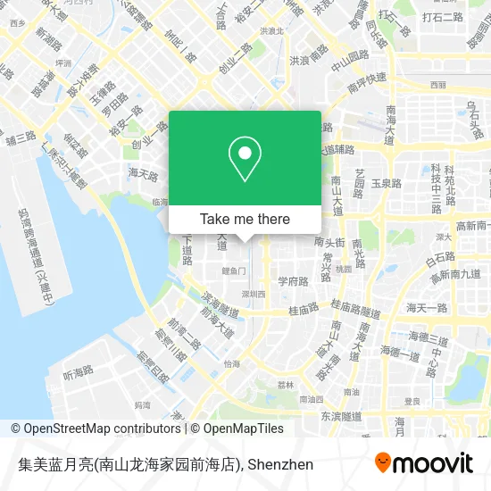 集美蓝月亮(南山龙海家园前海店) map