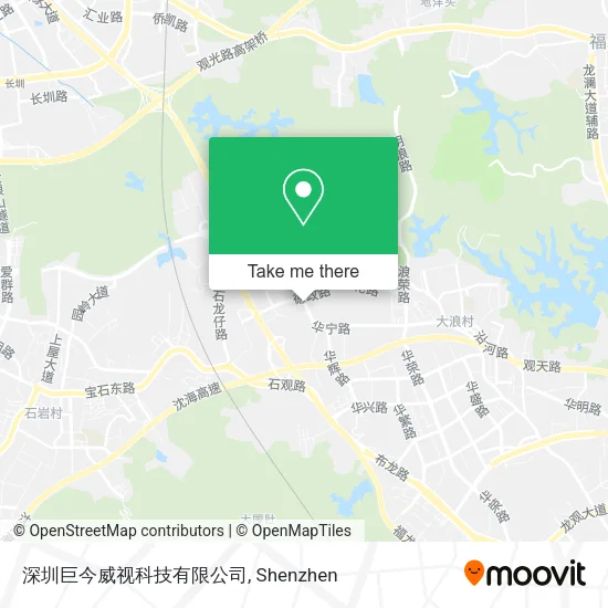 深圳巨今威视科技有限公司 map