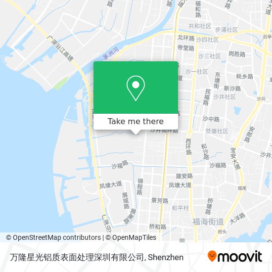 万隆星光铝质表面处理深圳有限公司 map