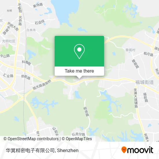 华翼精密电子有限公司 map