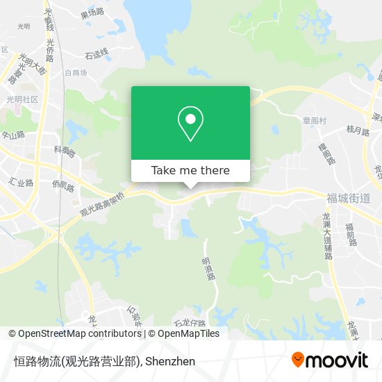 恒路物流(观光路营业部) map
