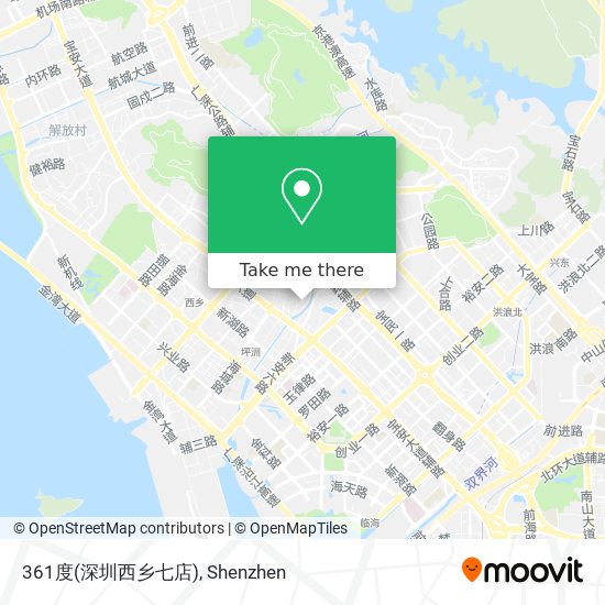 361度(深圳西乡七店) map