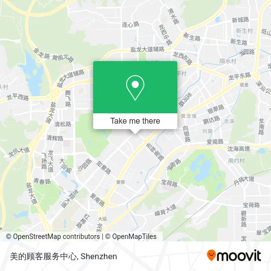 美的顾客服务中心 map