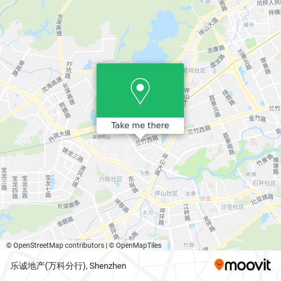 乐诚地产(万科分行) map