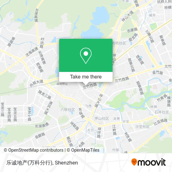 乐诚地产(万科分行) map