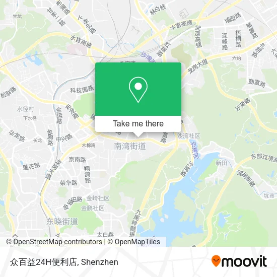 众百益24H便利店 map