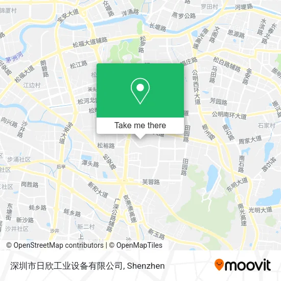 深圳市日欣工业设备有限公司 map
