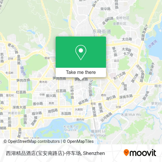 西湖精品酒店(宝安南路店)-停车场 map