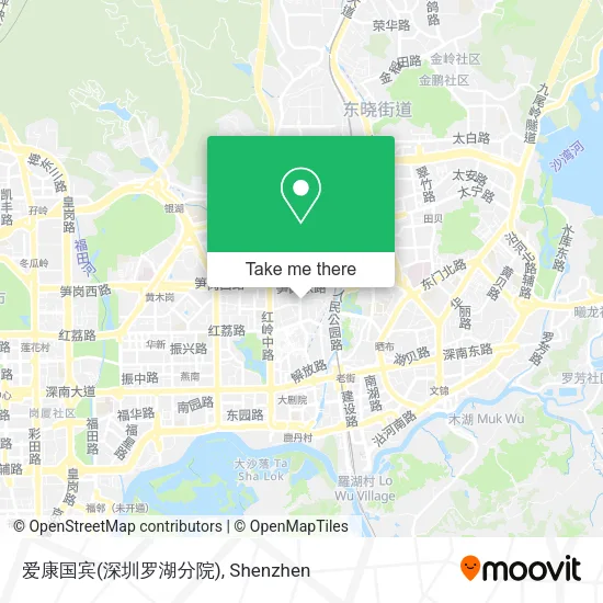 爱康国宾(深圳罗湖分院) map