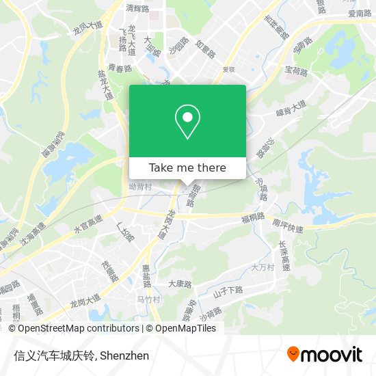 信义汽车城庆铃 map