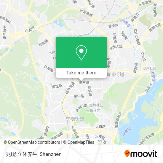 兆i意立体养生 map