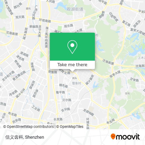 信义齿科 map