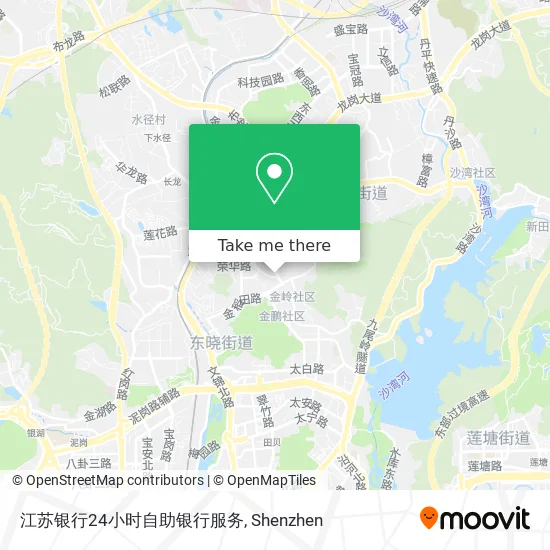 江苏银行24小时自助银行服务 map