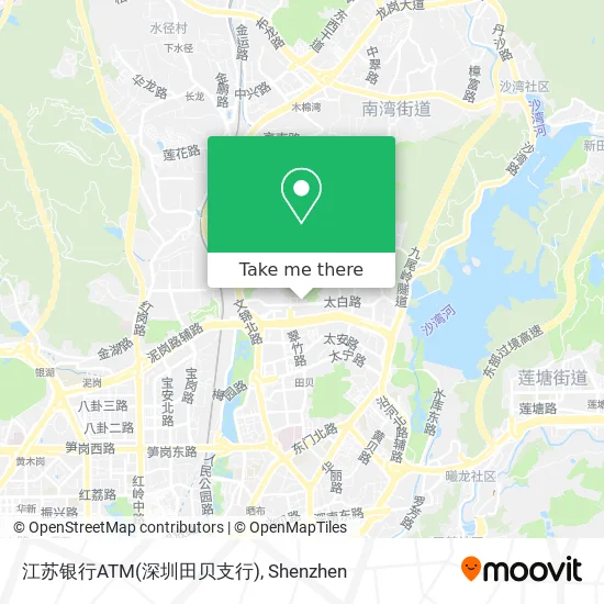 江苏银行ATM(深圳田贝支行) map