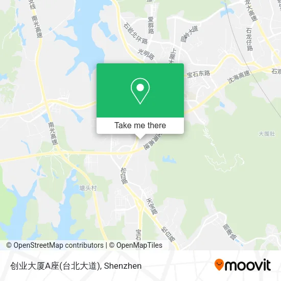 创业大厦A座(台北大道) map