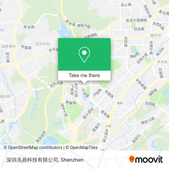 深圳兆鼎科技有限公司 map