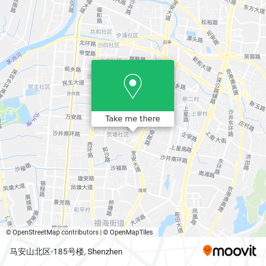 马安山北区-185号楼 map