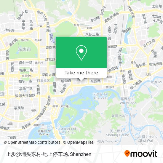 上步沙埔头东村-地上停车场 map
