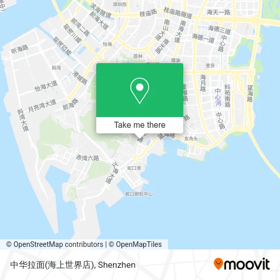 中华拉面(海上世界店) map