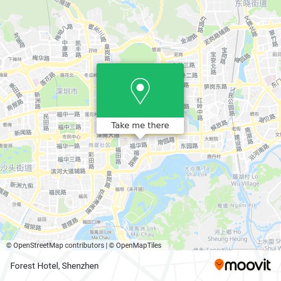 Forest Hotel map