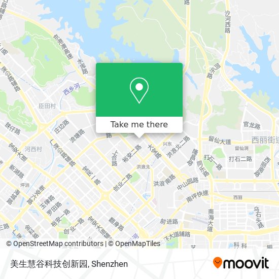 美生慧谷科技创新园 map