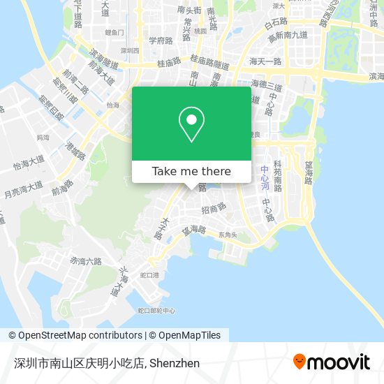深圳市南山区庆明小吃店 map