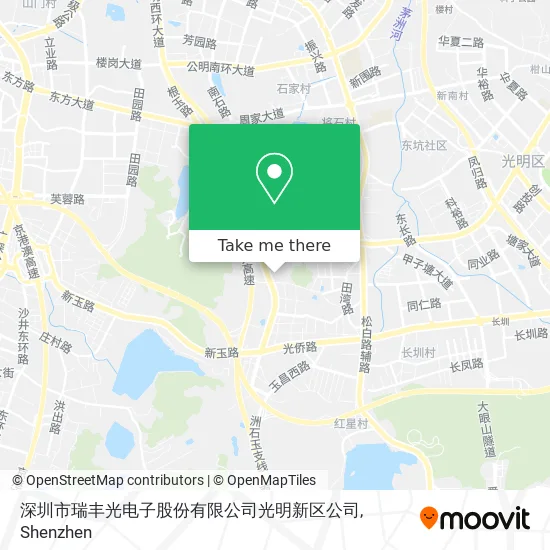 深圳市瑞丰光电子股份有限公司光明新区公司 map