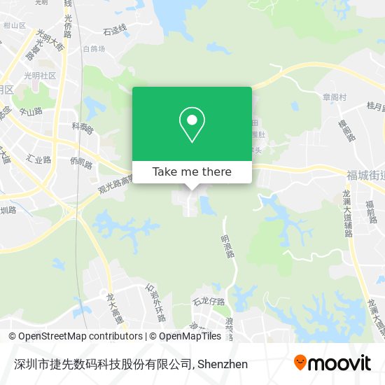 深圳市捷先数码科技股份有限公司 map