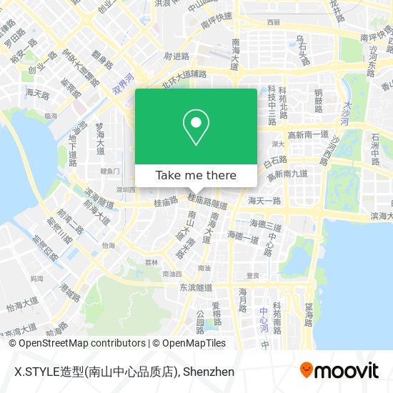 X.STYLE造型(南山中心品质店) map