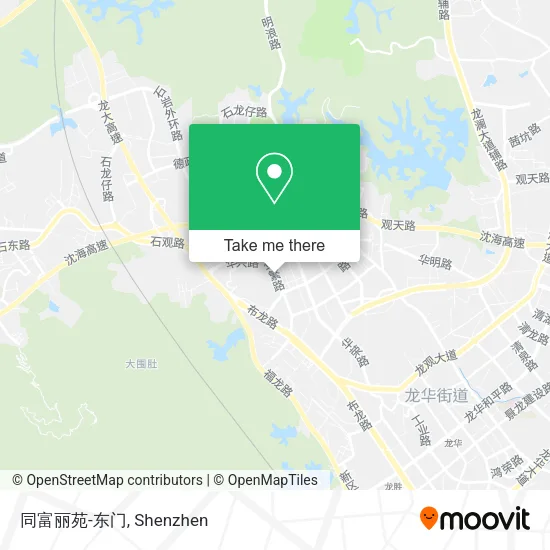 同富丽苑-东门 map