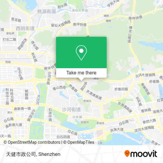 天健市政公司 map