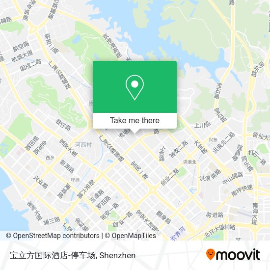 宝立方国际酒店-停车场 map