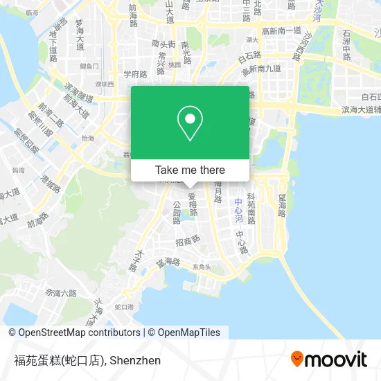 福苑蛋糕(蛇口店) map