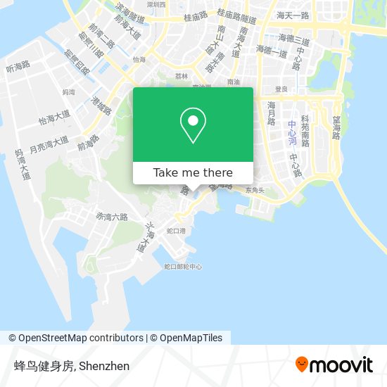 蜂鸟健身房 map