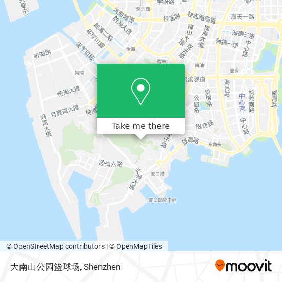 大南山公园篮球场 map