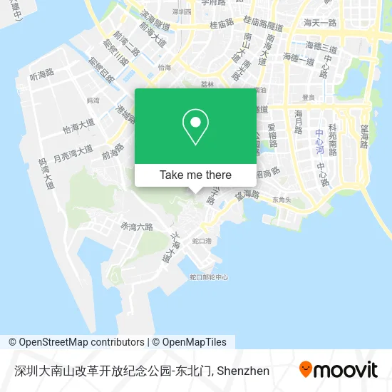 深圳大南山改革开放纪念公园-东北门 map