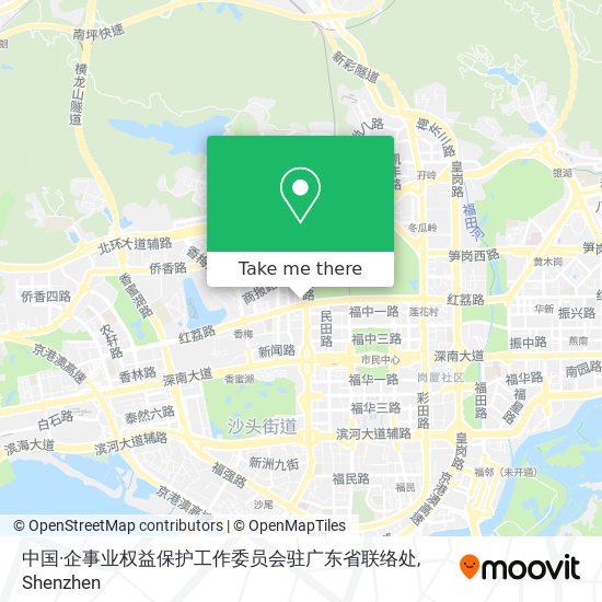 中国·企事业权益保护工作委员会驻广东省联络处 map