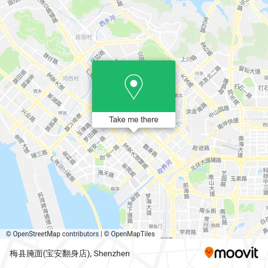 梅县腌面(宝安翻身店) map