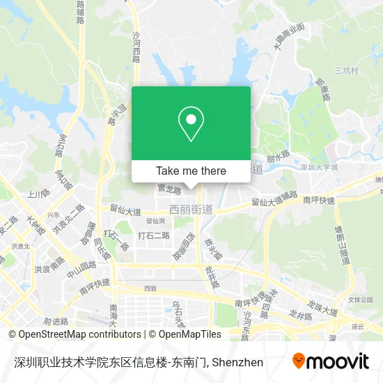深圳职业技术学院东区信息楼-东南门 map