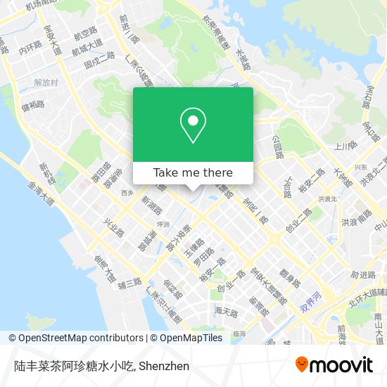 陆丰菜茶阿珍糖水小吃 map